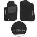 TAPETE CARPETE NISSAN FRONTIER 2008 A 2016 CABINE DUPLA PRETO 3 PEÇAS