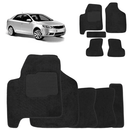 TAPETE CARPETE CERATO 2009 A 2012 PRETO 5 PEÇAS