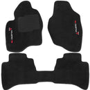 TAPETE CARPETE MITSUBISHI PAJERO TR4 2000 A 2014 PRETO 3 PEÇAS